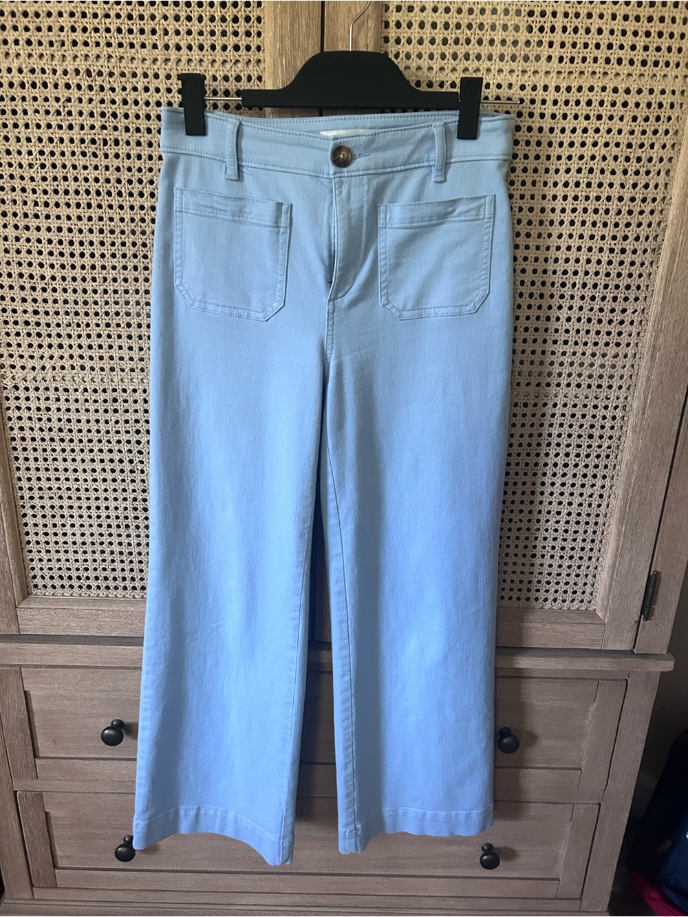 LOFT Pale Blue Wide Leg Jeans